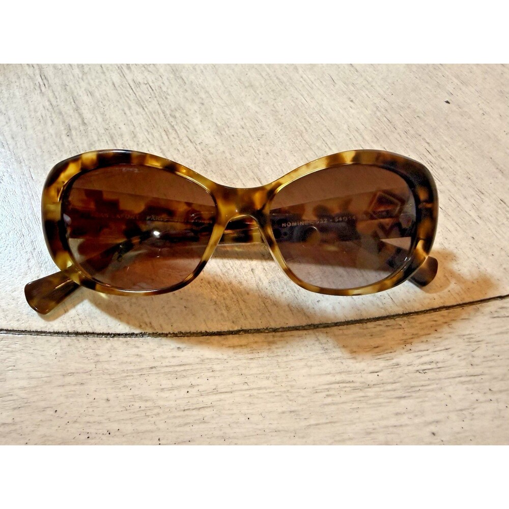 Jean Lafont Nominee Women's Sunglasses 532 54-14 French Made Oval Curved $398 - Picture 10 of 15